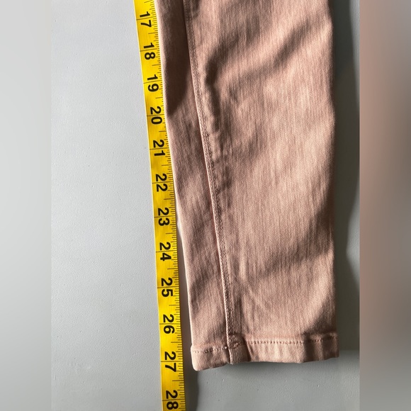 1399‎ NWT Zara Mid Rise Skinny Jeans Orange Peach Size 04 - Picture 6 of 7